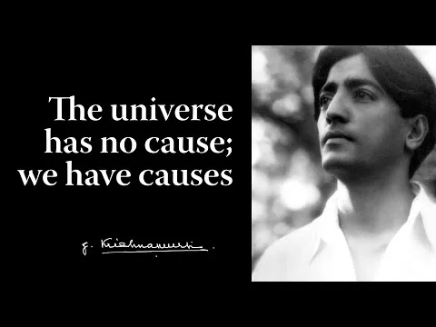 The universe has no cause - we have causes