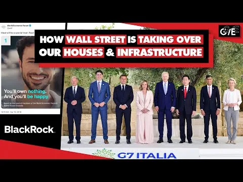 Neo-feudalism G7 supports BlackRock buying up worlds infrastructure to make rich even richer