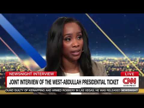 Dr. Cornel West and Running Mate Dr. Melina Abdullah on CNN