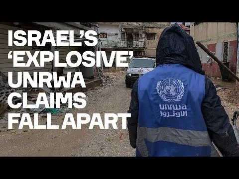 No Evidence For Israels Claims Against UN Palestinian Agency, UNRWA