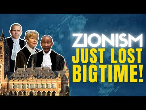 UN Court Deals HUGE BLOW To Israel- This Will HURT Zionism For Decades