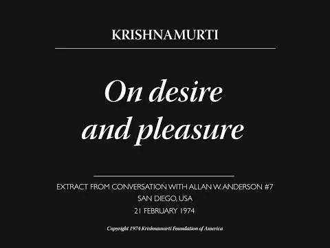 On desire and pleasure