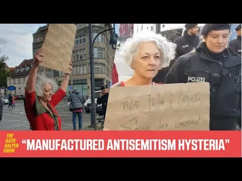 Germany ARRESTS Jewish Israeli Woman Over Anti Semitic Protest Sign