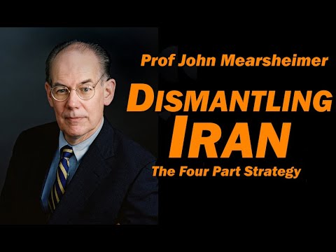 DISMANTLING IRAN, The Four Part Strategy
